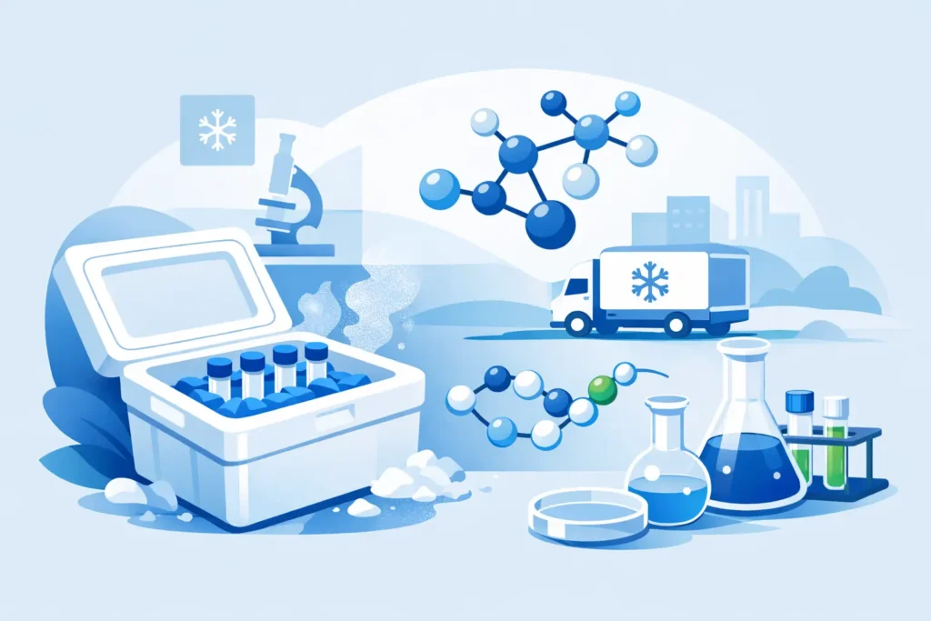 Cold Pack Peptide Shipping for Research Labs