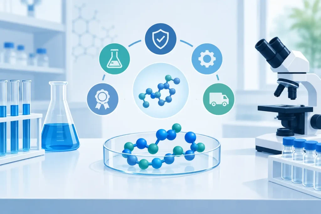 Research Peptide Supplier Selection Criteria